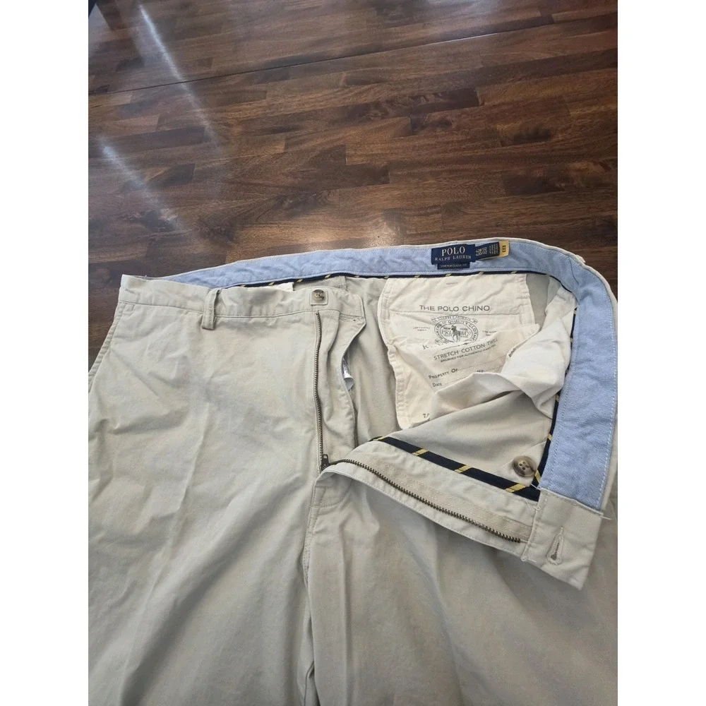 Polo Ralph Lauren Stretch Classic Fit Chino Pants 42×32 Khaki